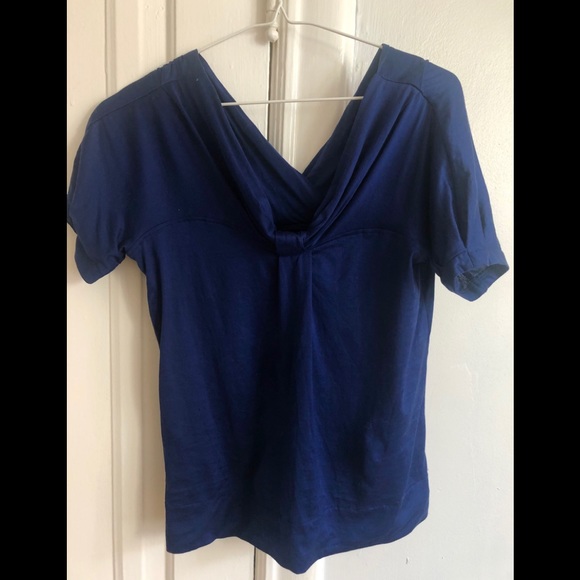 Comptoir des Cotonniers Navy V-Neck - Size S - Picture 2 of 5